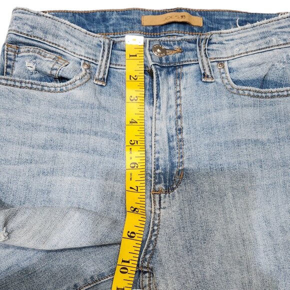 JOE’S Distressed Skinny Ankle Light Blue Jeans in Felicity Size 26 - Picture 5 of 8